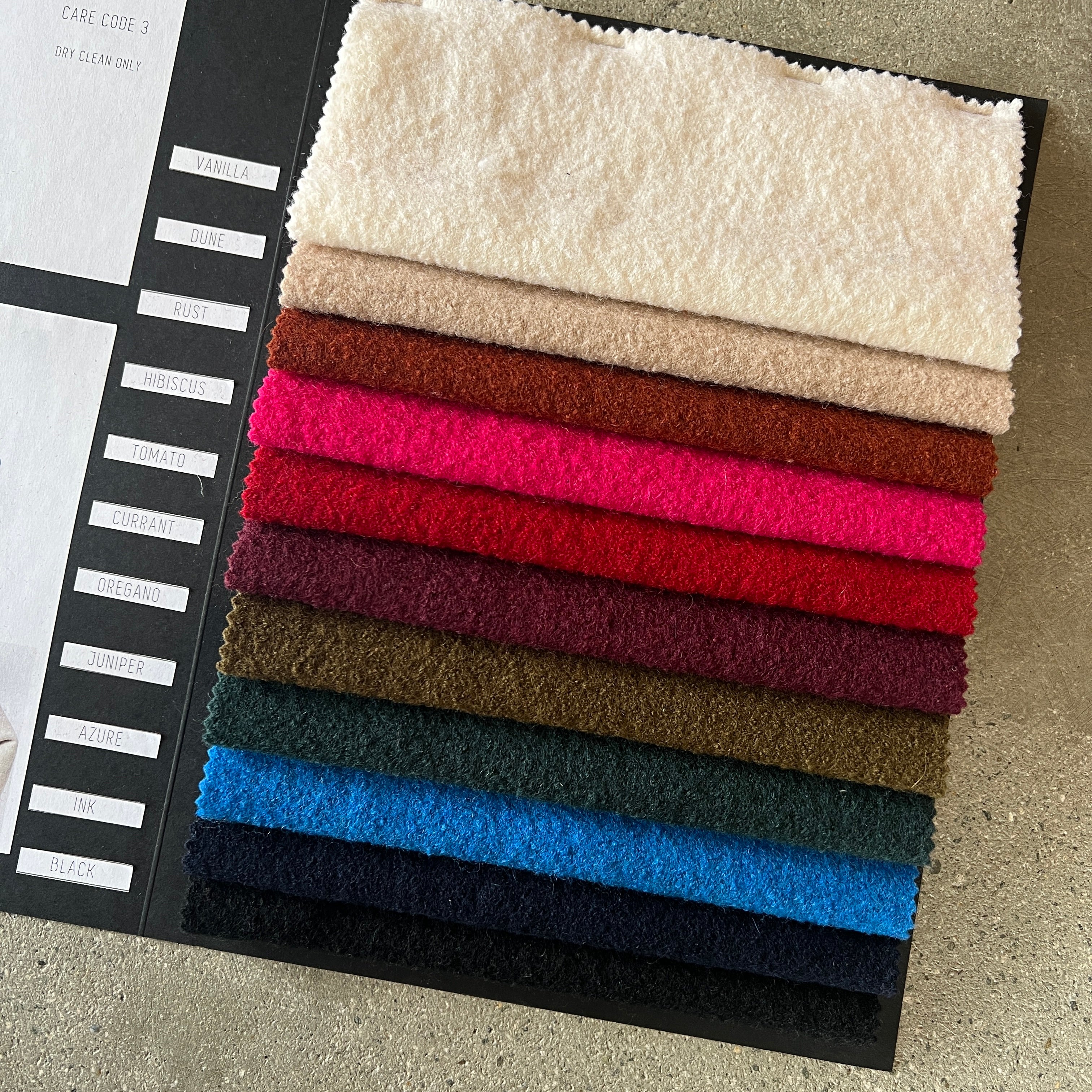 Belhus Azure (Boiled wool) $79.00 per metre - Image 5