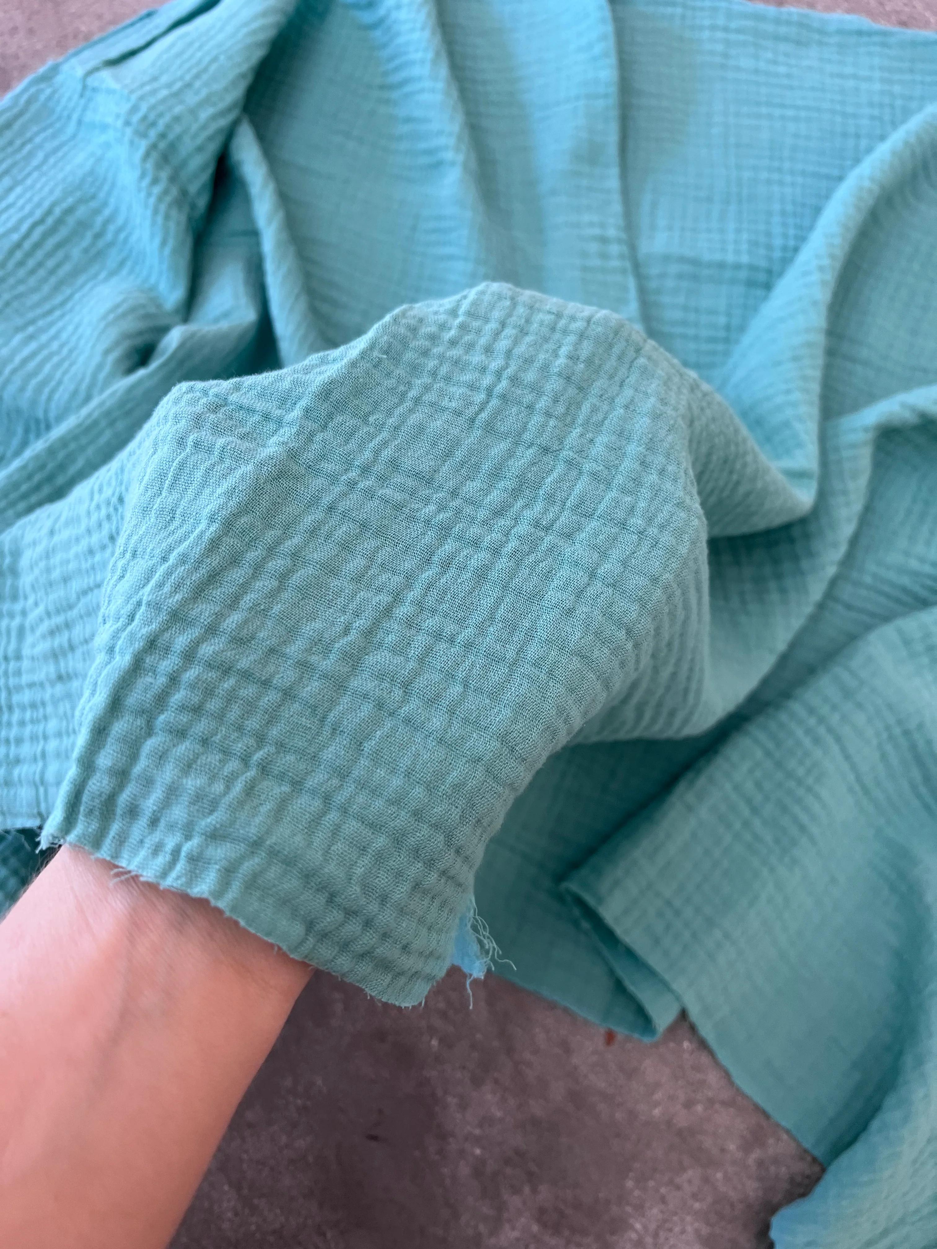 Juniper Organic Aqua $16 per metre - Image 4